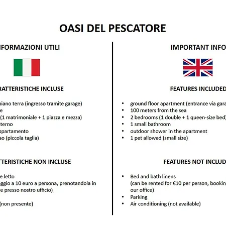 Oasi Del Pescatore * מרינה די צ'צ'ינה